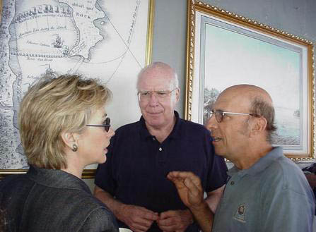 Senator Hillary Clinton, Senator Patrick Leahy, Fred Fayette